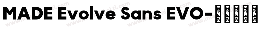 MADE Evolve Sans EVO字体转换